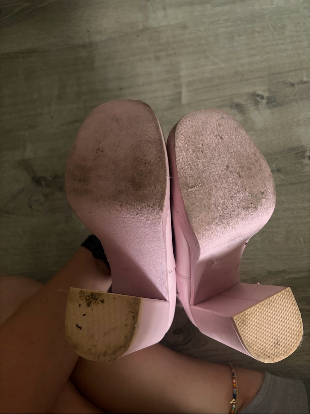 Pink Platform Boots - Picture 5 of 5